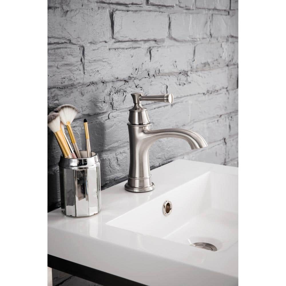 Boston 20" Brushed Nickel Stainless Steel Single Bathroom Vanity Set