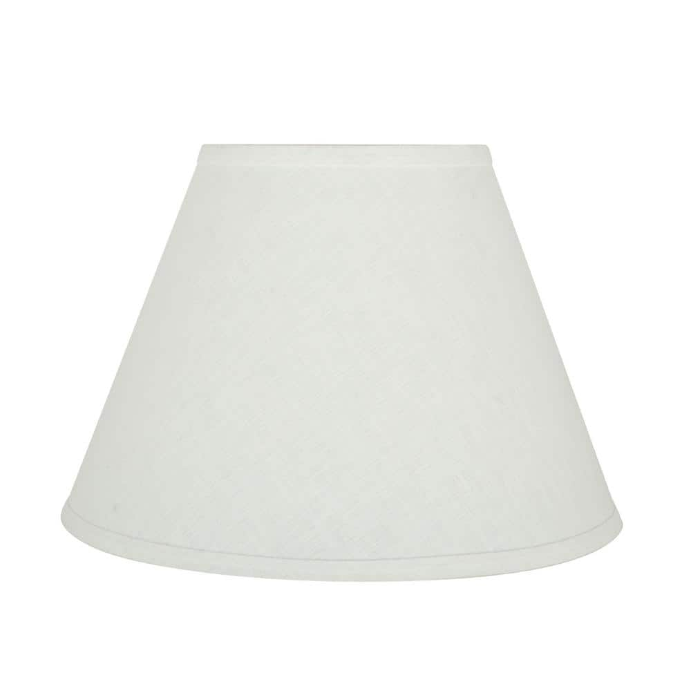 Aspen Creative Corporation 14 in. x 10 in. White Hardback Empire Lamp ...