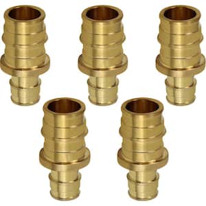 3/4 in. x 1/2 in. 90° PEX A Expansion Pex Reducing Coupling, Lead Free Brass for Use in Pex A-Tubing (Pack of 5)