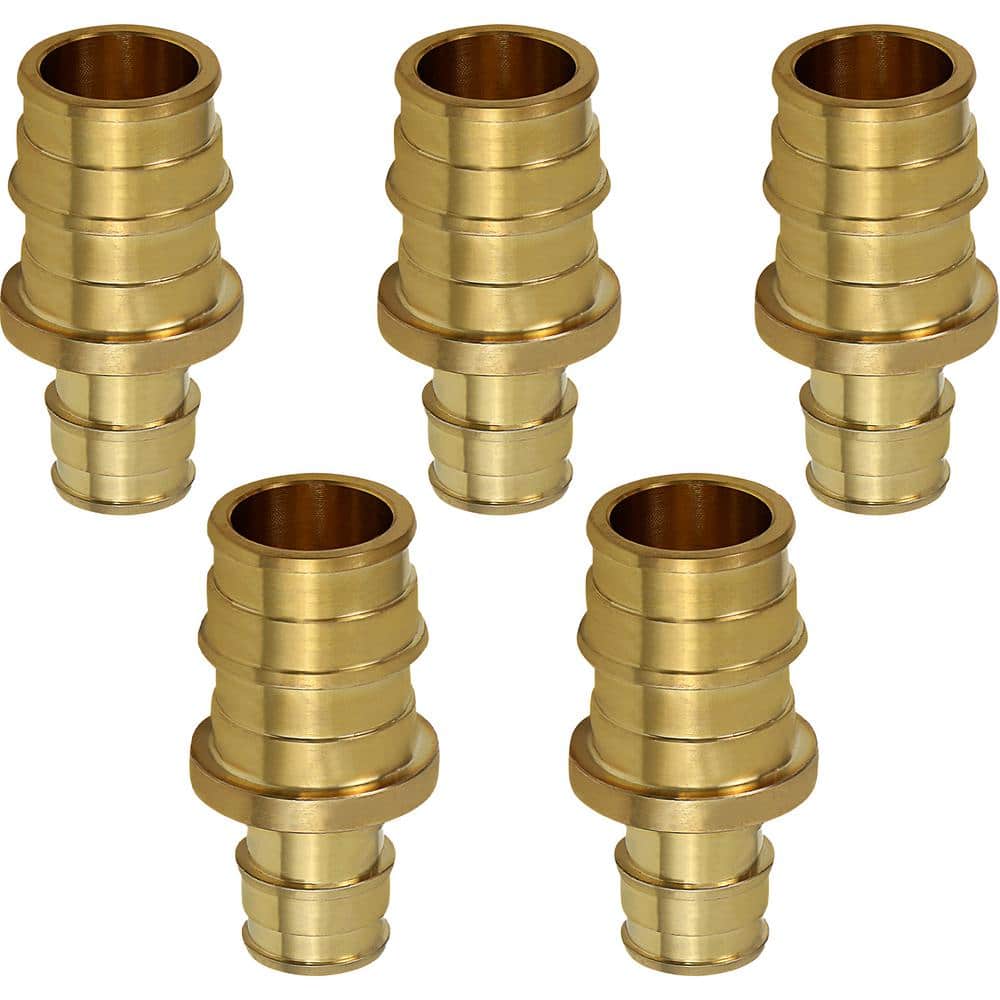 3/4 in. x 1/2 in. 90° PEX A Expansion Pex Reducing Coupling, Lead Free Brass for Use in Pex A-Tubing (Pack of 5) price history on PriceWatchPro