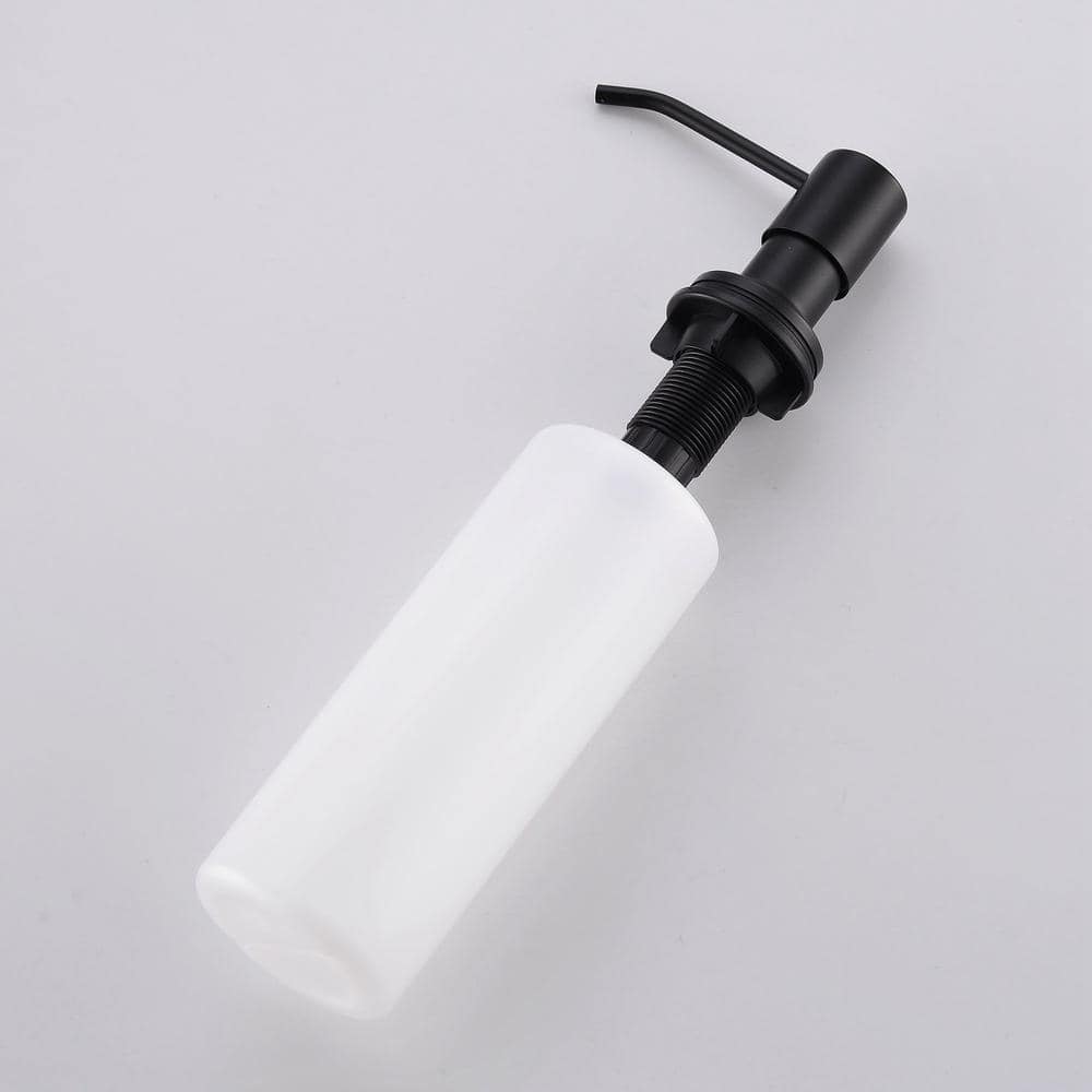 Black Stainless Steel Sink Mounted Soap Dispenser