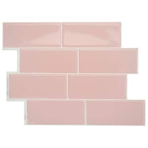 Metro Ava 11.56 in. x 8.38 in. Vinyl Peel and Stick Tile (2.21 sq. ft. / 4-Pack)