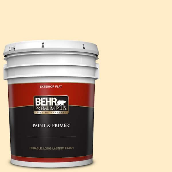 BEHR PREMIUM PLUS 5 gal. #M290-2 Frittata Flat Exterior Paint & Primer