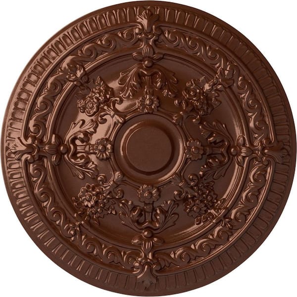 26 in. x 3 in. Vincent Urethane Ceiling (Fits Canopies up to 6 in.), Copper Penny