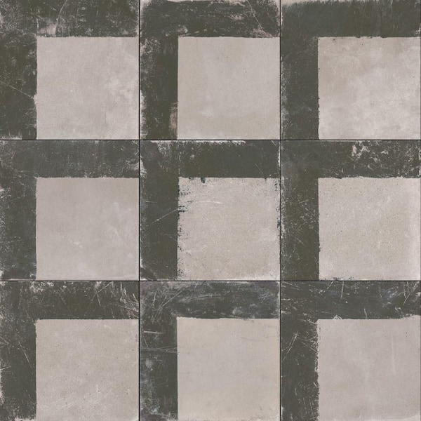 Kings Brush Line 8-3/4 in. x 8-3/4 in. Porcelain Floor and Wall Tile (7.15 sq. ft. /Case)