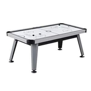 Arctic Rush 7' Air Powered Hockey Table With Pusher and Puck Set