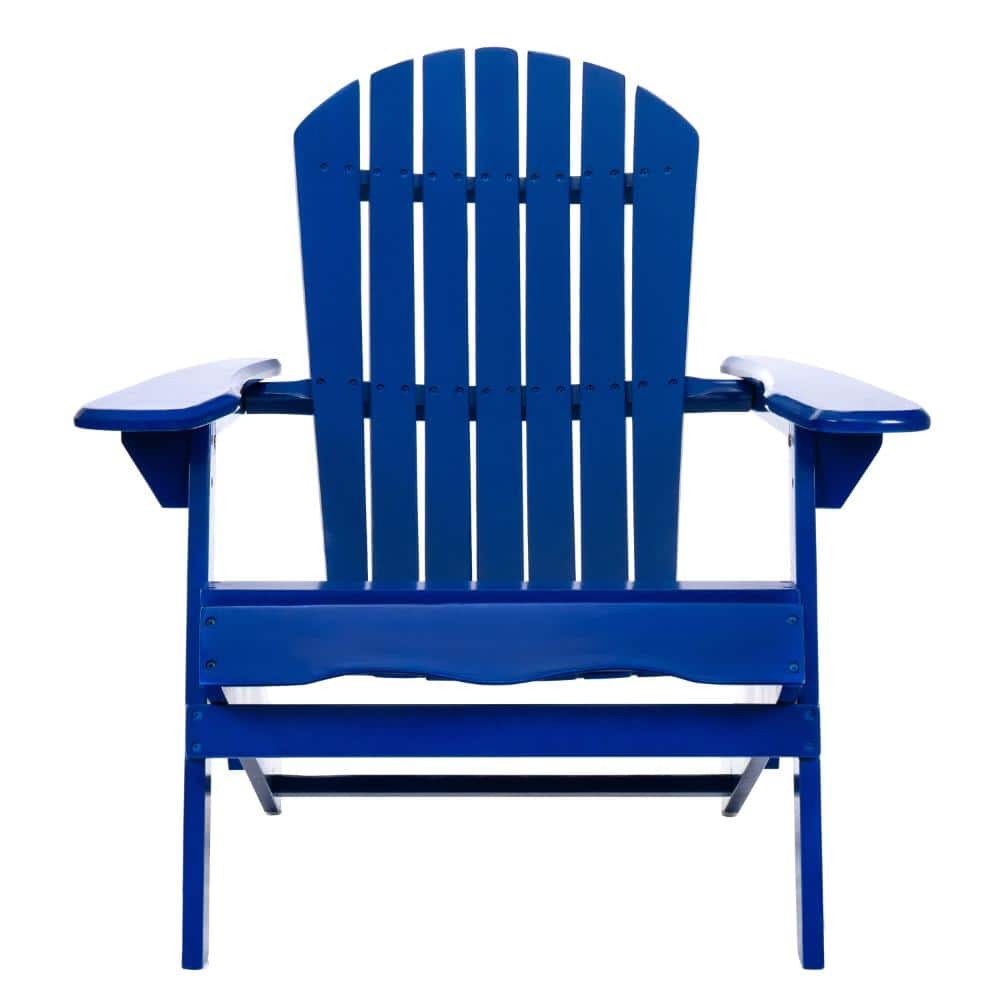 Acacia Wood Outdoor Folding Adirondack Chair Blue price history on PriceWatchPro