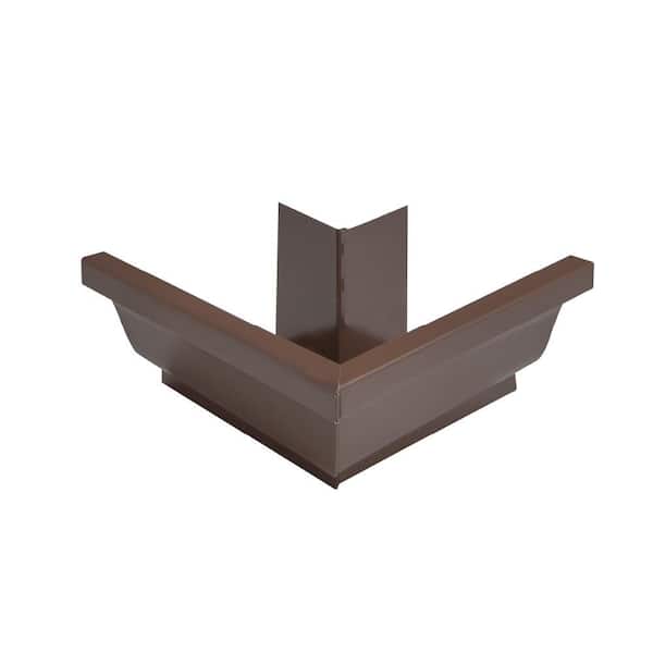 2 in. x 3 in. x 10 ft. Black Aluminum Downspout
