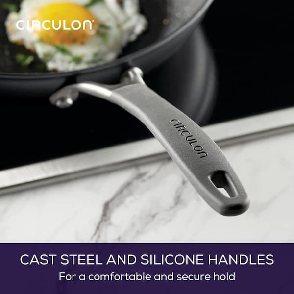 Circulon A1 Series ScratchDefense Nonstick Induction Pots and Pans Cookware  Set, 10 Pc Graphite 