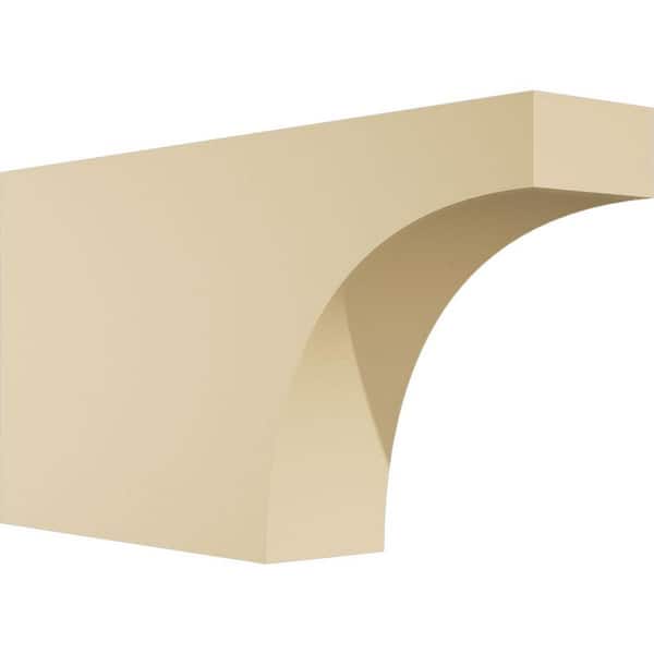 Ekena Millwork Standard Huntington 3 in. W x 8 in. H x 16 in. D Signature Urethane Rafter Tail Outlooker