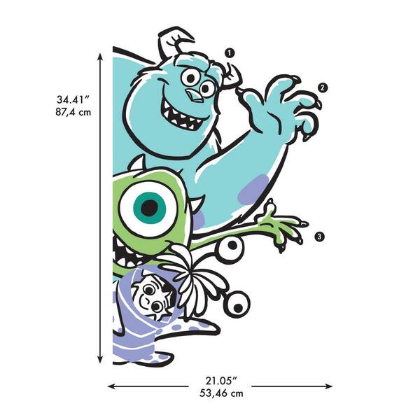 Monsters Inc Doors Sticker for Sale by paigeeeeeeeee