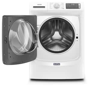 4.8 cu. ft. Stackable White Front Load Washing Machine with Steam and 16-Hour Fresh Hold Option, ENERGY STAR