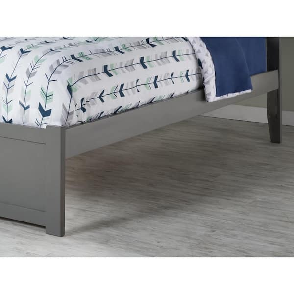 AFI Concord Twin XL Platform Bed with Flat Panel Foot Board and 2-Urban Bed  Drawers in Grey AR8012119 - The Home Depot