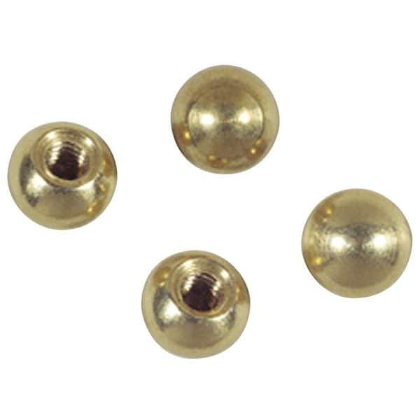 Commercial Electric Four 3/8 in. Solid Brass Cap Nuts