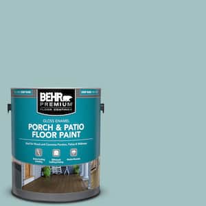 1 gal. #S440-3 Aspiring Blue Gloss Enamel Interior/Exterior Porch and Patio Floor Paint