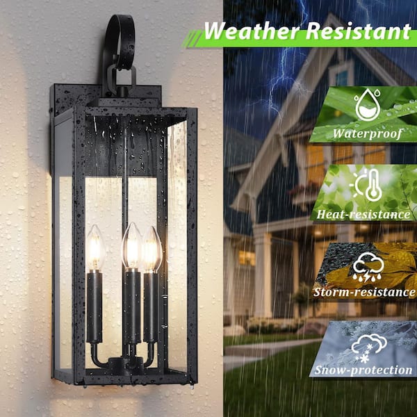 Nordic Hygge Waterproof Motion Sensor Outdoor Wall Mount Light