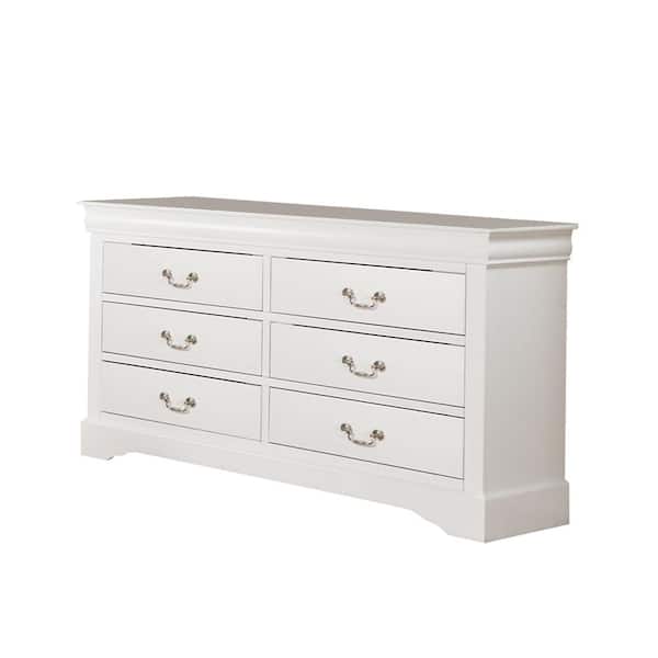 ACME Furniture Louis Philippe Chest, White, One Size - Yahoo Shopping