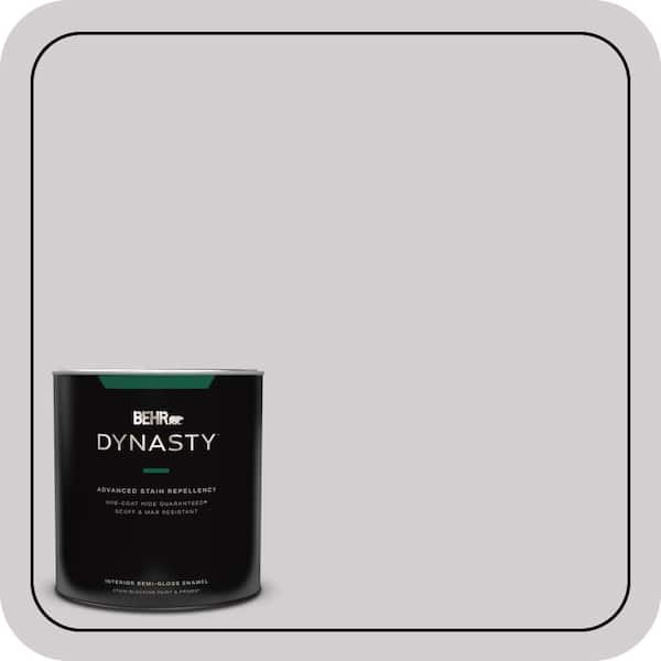 BEHR DYNASTY 1 qt. #N570-1 Opera Semi-Gloss Enamel Interior Stain-Blocking Paint & Primer