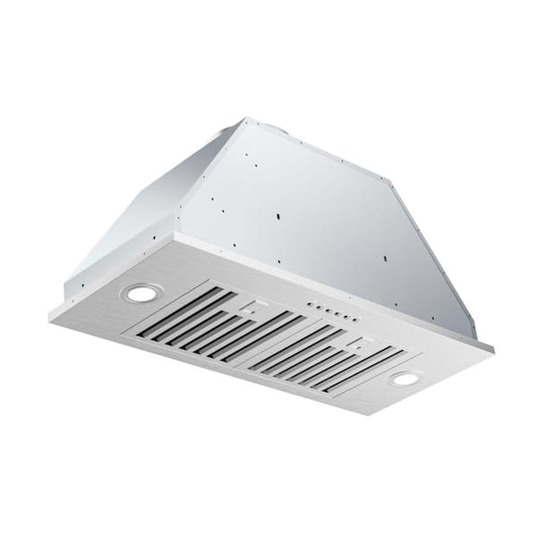 INATECK 30 in. 900 CFM Convertible Insert Range Hood with 4-Speed Control,Low Noise,Long-term Warranty,Lights in Stainless Steel