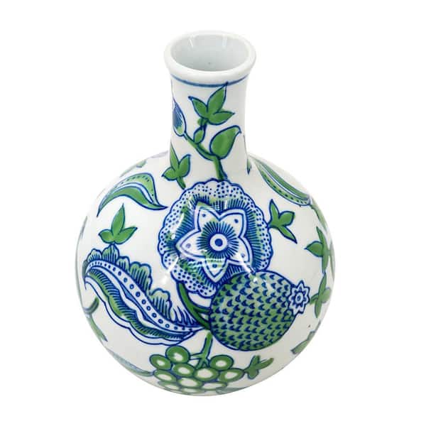 Ming Dynasty Designs Multi-Colored Ceramic Ginger Decorative Jar