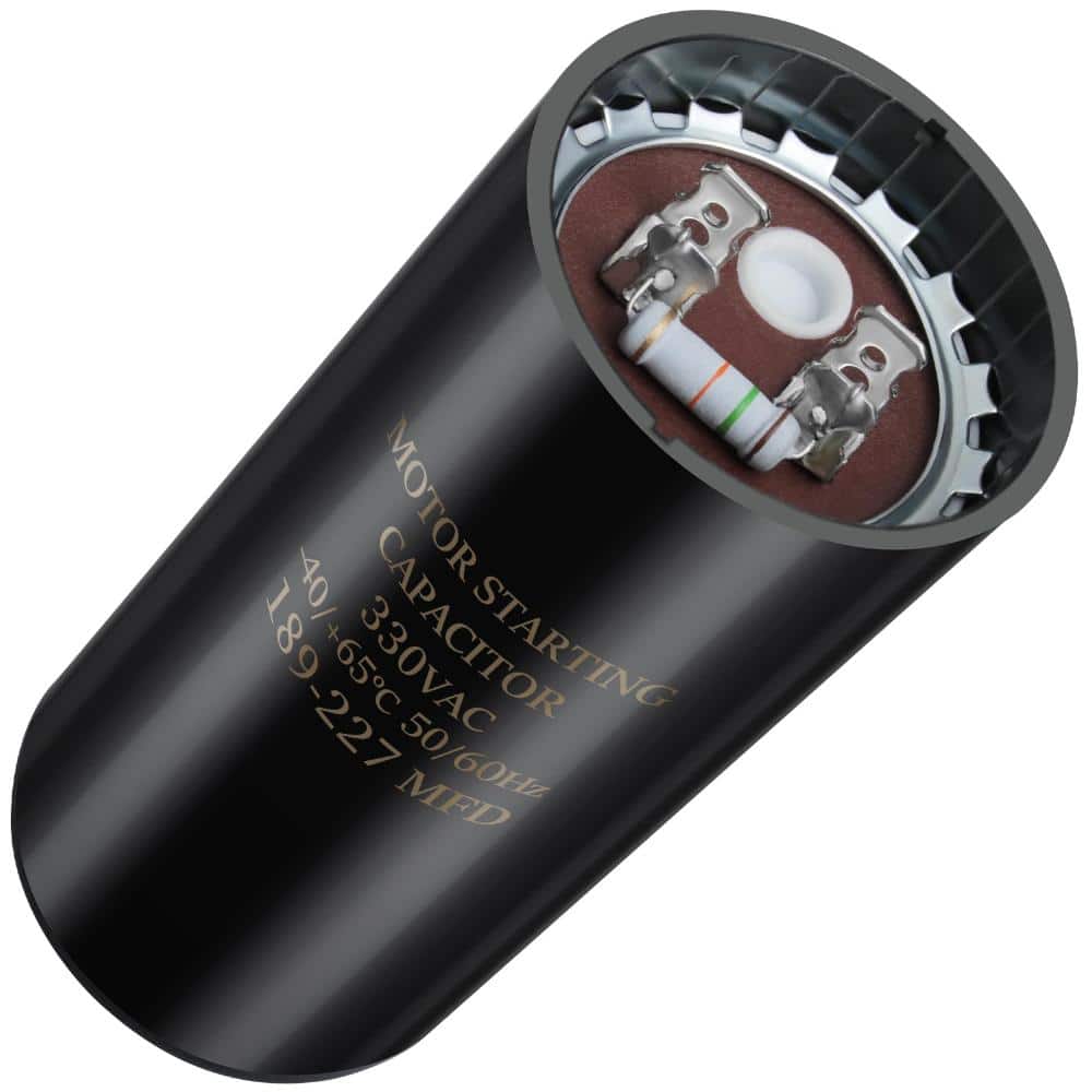 CD60 1.8 in. x 3.3 in. 189-227 MFD 330 VAC Round Motor Start Capacitor for HVAC and Electric Motors price history on PriceWatchPro