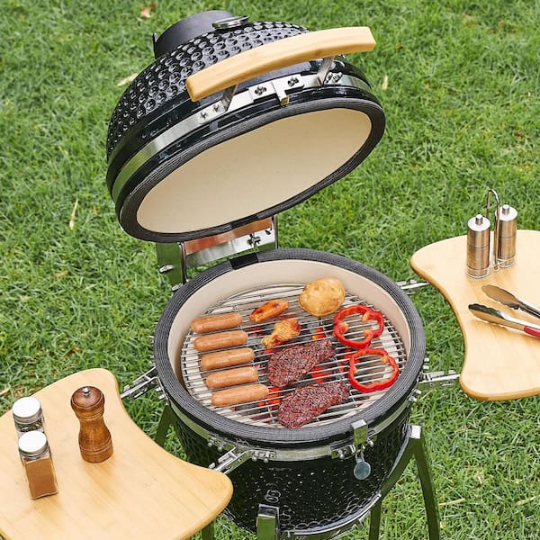 SKYSHALO Charcoal Smoker and Grill, Smart Home Protocol Pellet
