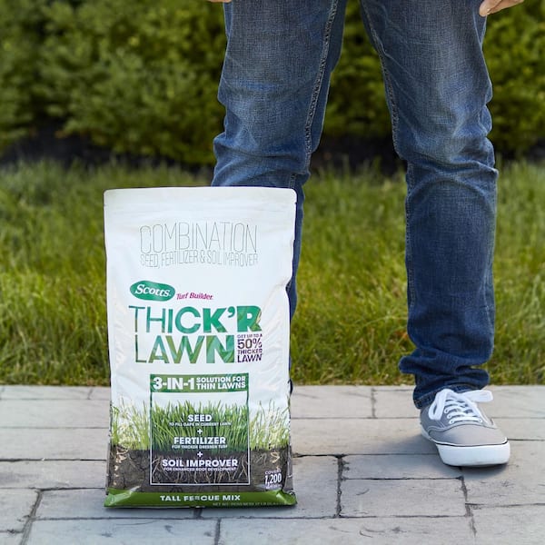 Scotts Turf Builder Thick'R Lawn Tall Fescue Mix 12 lbs. Grass