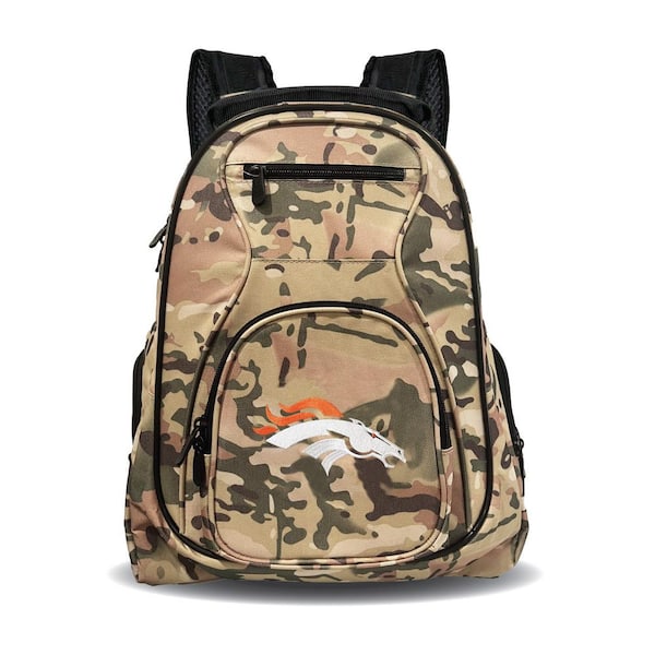Mojo Denver Broncos 19 in. Premium Laptop Backpack-Camo
