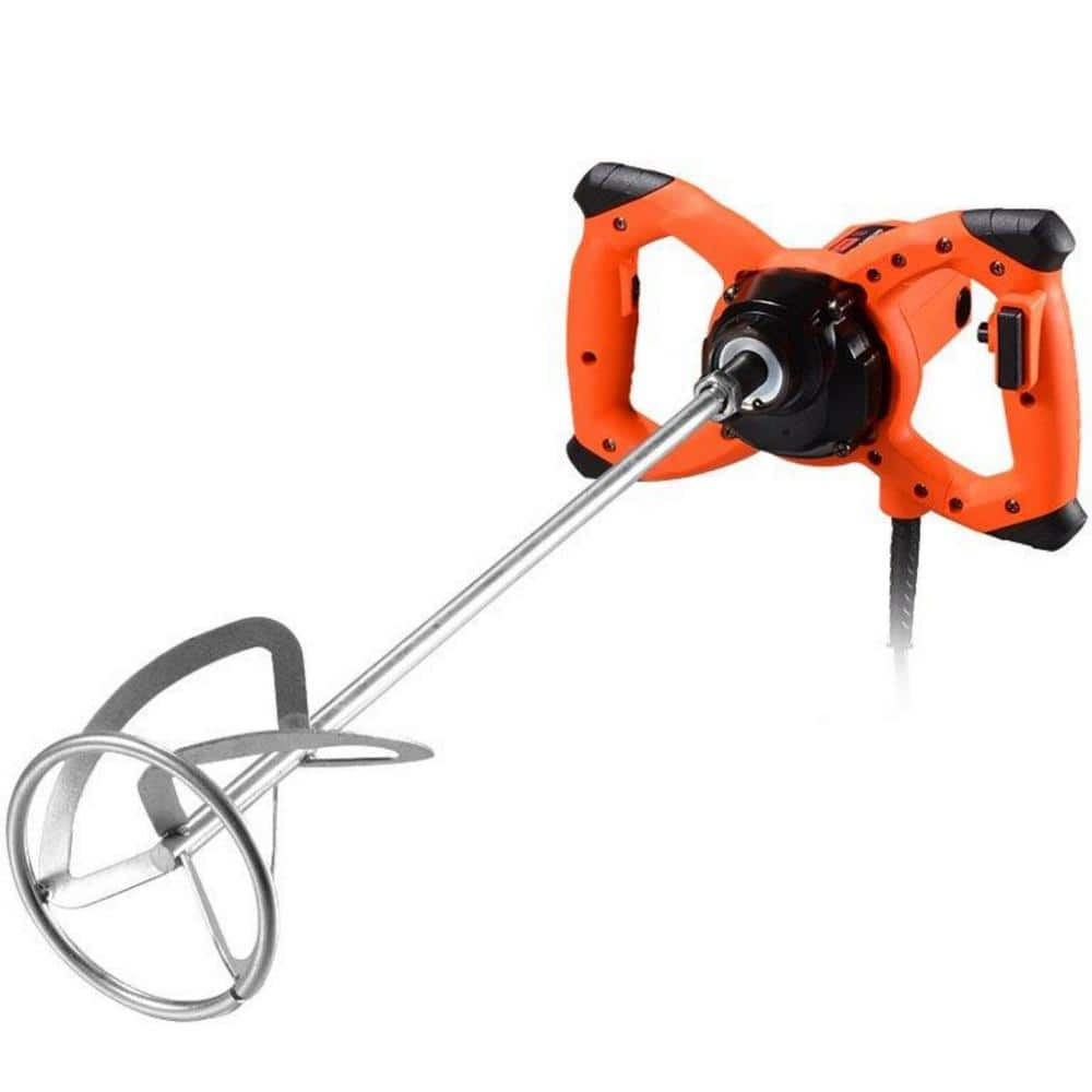 Amucolo Electric Handheld Cement Mixer 1600-Watt Concrete Cement Mortar  Grout Cement Mixer YeaD-CYD0-1WXT - The Home Depot