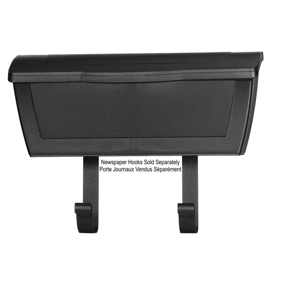 White Lockable Plastic Wall Mounted Mailbox