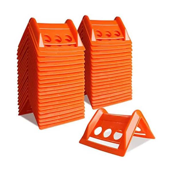 N/A 5 oz. 5.7L x 5.5W Polyethylene Flatbed Edge Corner Tie Down Protector 40 Pack for Up to 4 in. Straps