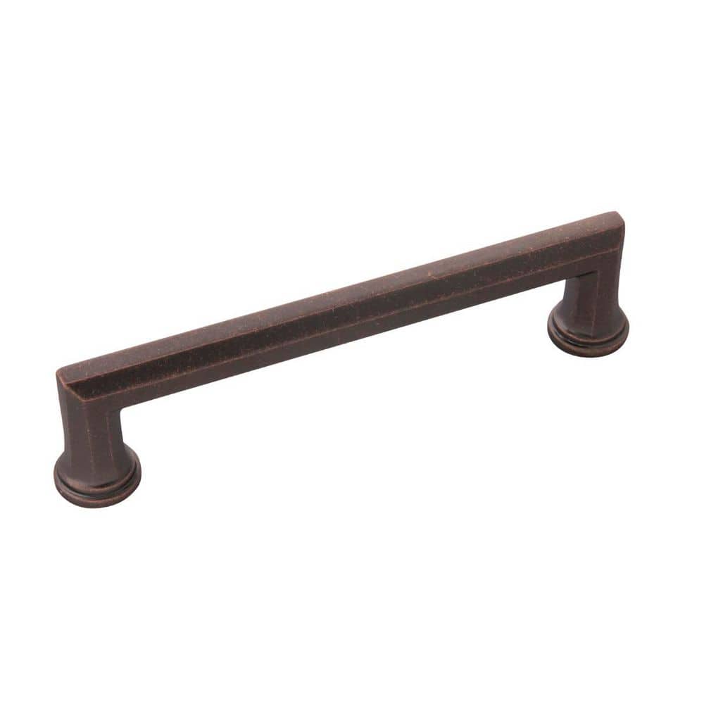 Facette Collection Pull 5-1/16 in. (128 mm) Center to Center Distressed Dark Antique Copper Bar Cabinet Pull price history on PriceWatchPro