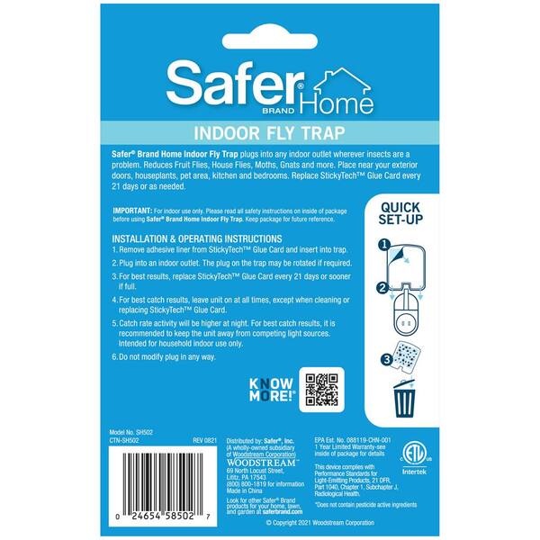 Safer® Home Indoor Fly Trap 2-Pack