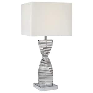 30.25 in. Chrome Table Lamp