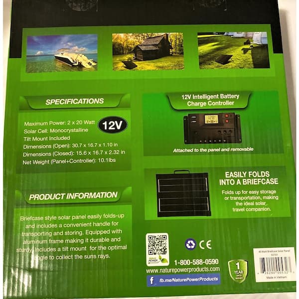 VEVOR 120-Watt Portable Monocrystalline Solar Panel IP67 ETFE Solar Charger  with Type C USB Port for Home, Off Grid, Hiking BXSDJTYNBDJ1XB2URV9 - The  Home Depot