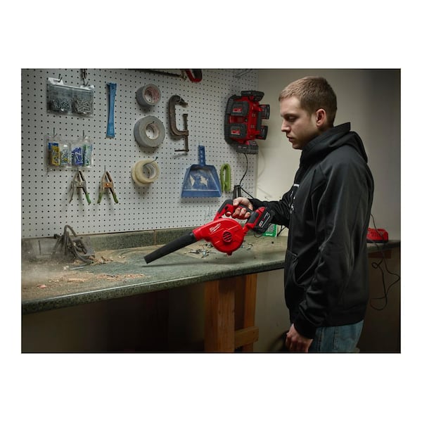 Milwaukee M18 18V Lithium-Ion Cordless Compact Blower with (1) 5.0
