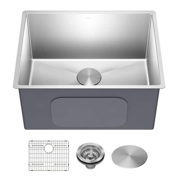 Standart PRO 24 Undermount 16 Gauge Stainless Steel Single Bowl Laundry Utility Sink