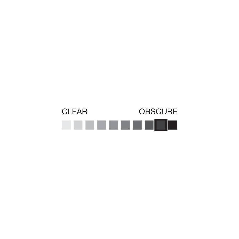 Modern 28" x 80" Frosted Glass Primed MDF Prehung Interior Door