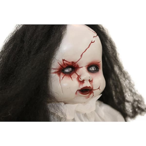 Scary Creepy Doll Head With Loose Eyes