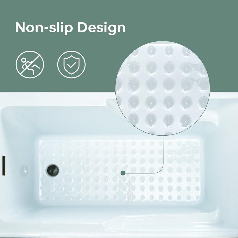 Flint 60'' x 30'' White Acrylic Alcove Soaking Bathtub