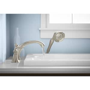 Bancroft Deck-Mount Handshower Holder in Vibrant Brushed Moderne Brass