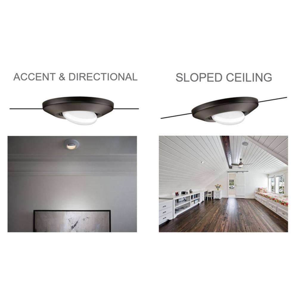 Satin White Aluminum LED Surface Mount Downlight
