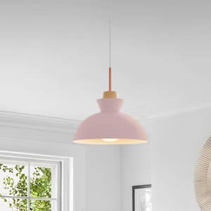 Grace 1-Light Dome Pink Pendant Light