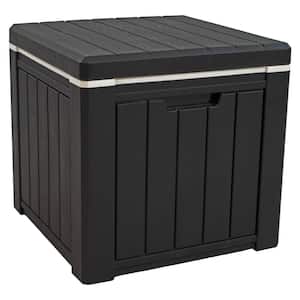 9- Gallon Polypropylene Resin Outdoor Cooler Box - Black