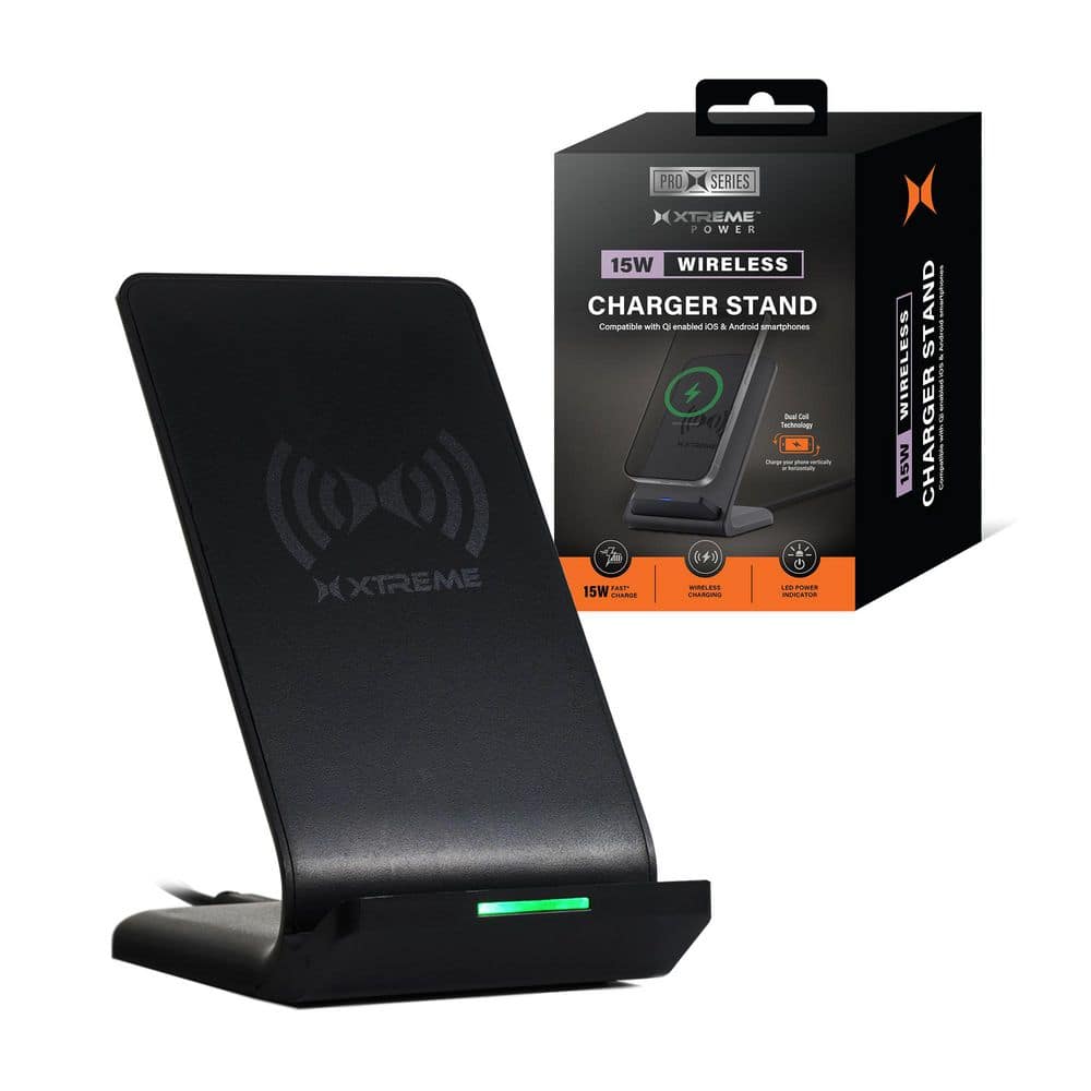15W Fast Wireless Charging Stand with USB-C, Portrait & Landscape Mode, Qi-Certified, LED Indicator for iPhone price history on PriceWatchPro