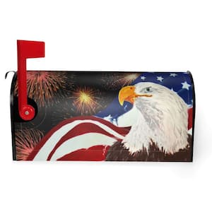 21 in. x 18 in. American Flag Eagle Magnetic Mailbox Cover