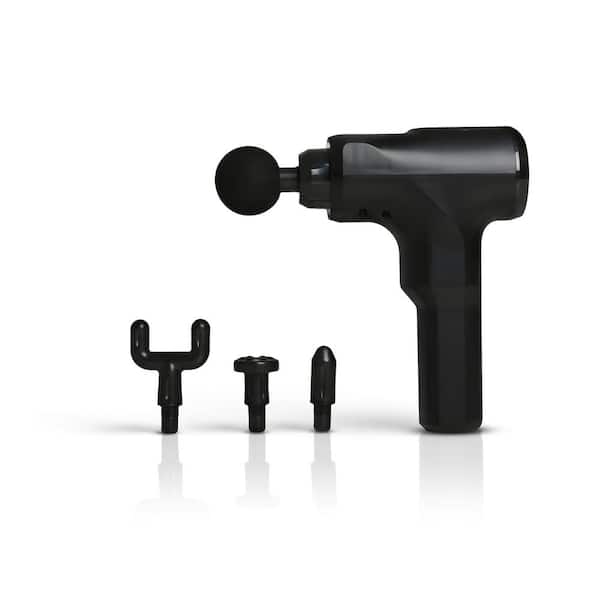 5-Speed Large Percussion Massager with Case Black