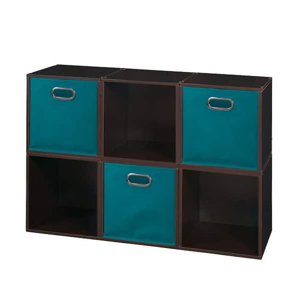 Niche 26 in. H x 39 in. W x 13 in. D Wood 6- Cube Organizer