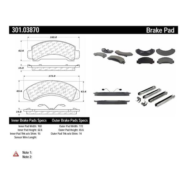 Centric Parts Disc Brake Pad Set
