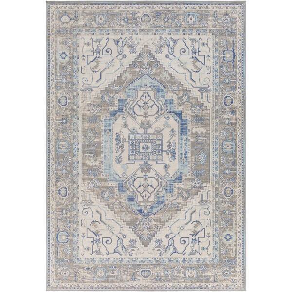 Artistic Weavers Inanna Blue 5 ft. x 8 ft. Traditional Indoor Area Rug